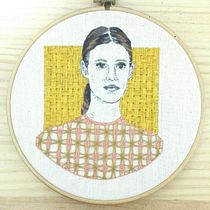 Mi Proyecto del curso: Creación de retratos bordados. Embroider project by gutierrez_moreda - 10.07.2019