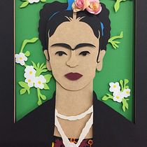**FRIDA**. 3D, Artesanato, Design de personagens, e Papercraft projeto de Laura Abad - 07.10.2019