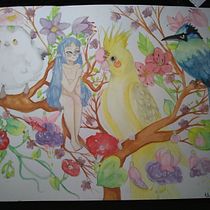 Mi Proyecto del curso: Animalario botánico: acuarela, tinta y grafito. Fine Arts, Drawing, and Artistic Drawing project by Enya Yineva Solís Morfín - 10.13.2019