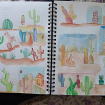 Mi Proyecto del curso: Técnicas de ilustración para desbloquear tu creatividad. Traditional illustration project by saracevedo - 10.12.2019
