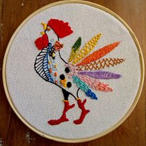 Mi Proyecto del curso: Técnicas de bordado: ilustrando con hilo y aguja. Embroider project by Cilza Bignotto - 10.11.2019