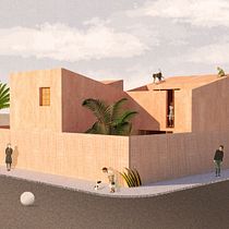 Mi proyecto: Escenas artísticas y arquitectónicas . Un projet de Design , Design d'intérieur, Scénographie et Illustration numérique de Magdalena Lizarraga Nardocci - 14.10.2019