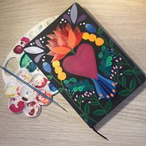 Mi Proyecto del curso: Introducción a la ilustración floral con acrílico. Pintura Acrílica projeto de Mariana Redondo - 15.10.2019