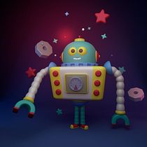 Mi Proyecto del curso: Introducción a la creación de personajes y modelado 3D con Maya. 3D, Animação 3D, Design de jogos, Design de brinquedos, Design de personagens, Design de personagens 3D, e Videogames projeto de Cristina Zafra - 17.10.2019
