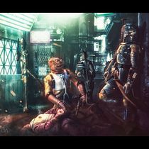 hunters. VFX project by Alan Robert Fuentes Rodriguez - 10.17.2019