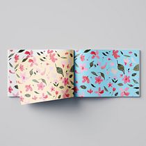Cerezos, Flores y Hojas  . Un projet de Beaux Arts, Design , Reliure, Illustration traditionnelle, Création de motifs, Peinture , et Aquarelle de Maira Cepeda Fernandez - 20.10.2019