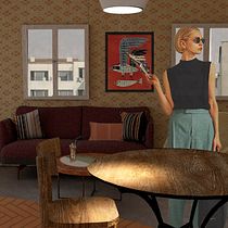  el interior de una vivienda . Un projet de Architecture numérique , et Design d'intérieur de Galia Matey - 23.10.2019