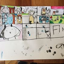 gato y sus amigos :D yey Ein Projekt aus dem Bereich Zeichnung von carolasep - 24.10.2019