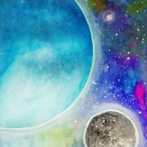 Mi Proyecto del curso: mi constelación. Un progetto di Pittura ad acquerello di Cristina Guedes Jimenez - 25.10.2019