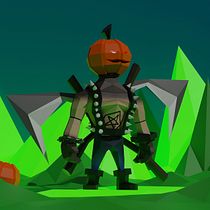 Halloween Creature - LowPoly Blender Ein Projekt aus dem Bereich 3-D-Design von anderson_m30 - 27.10.2019