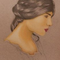 Mi Proyecto del curso:Mujer con el pelo recogido. Un progetto di Belle arti di Jorge Diez Recio - 29.10.2019