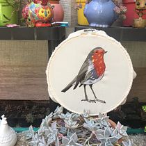 Mi Proyecto del curso: Pintar con hilo: técnicas de ilustración textil.. Bordado projeto de Julis Gonmu - 04.01.2020