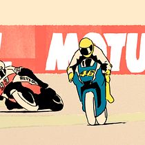 Rotoscopia: Valentino Rossi 400. Animação 2D projeto de XELSON - 01.01.2020
