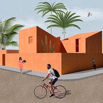 Mi Proyecto del curso: Representación gráfica de proyectos arquitectónicos. Un projet de Architecture, Architecture d'intérieur, Collage, Conception 3D , et Retouche photographique de Pilar TamVa - 01.11.2019