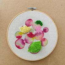 Mi Proyecto del curso: Técnicas básicas de bordado y acuarela. Embroider project by nataliaiturrieta - 11.02.2019