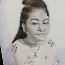 Mi primer retrato . Ilustração tradicional projeto de anderson julio rojas caro - 05.11.2019