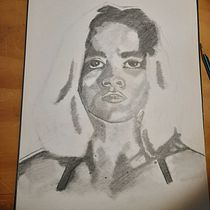 Mi Proyecto del curso: Retrato realista con lápiz de grafito. Desenho a lápis projeto de Jesús Emmanuel Gil - 05.11.2019