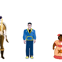 Mi Proyecto del curso: Fábrica de personajes ilustrados. Comic project by Verlux Meléndez Sánchez - 11.08.2019