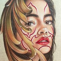 Mi Proyecto del curso: Ilustración con pastel y lápices de colores. Un progetto di Disegno, Disegno artistico, Disegno di ritratti e Illustrazione tradizionale di Julian Sánchez Villada - 10.11.2019