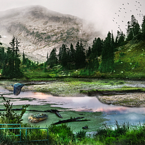 Mi Proyecto del curso: Matte Painting: creando mundos fotorrealistas. Graphic Design project by Joel Pesquera - 11.12.2019