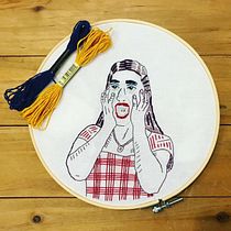 Mi Proyecto del curso: ¡Qué heavy eres, Juana!. Embroider project by David Málaga - 11.12.2019