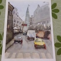 Mi Proyecto del curso: Paisajes urbanos en acuarela. Un projet de Animation de Miguel Angel T U - 12.11.2019