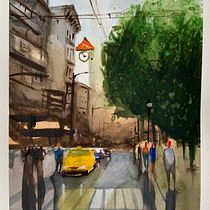 Mi primera acuarela: Paisaje urbano. Un projet de Aquarelle de David Garcia Ruiz - 17.11.2019