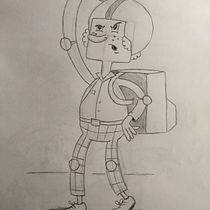Mi Proyecto del curso: Introducción a la creación de personajes estilo cartoon. Sketching, Pencil Drawing, and Character Design project by Esteban Boza - 11.17.2019