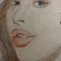 Mi Proyecto del curso:  Retrato realista con lápices de colores. Fine Arts project by Laura Fusco - 11.18.2019