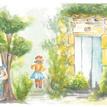 Mi Proyecto del curso: Ilustración en acuarela con influencia japonesa. Projekt z dziedziny Malowanie akwarelą użytkownika Lilia Morales Mori - 18.11.2019