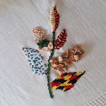 Probando los puntos aprendidos.Mi Proyecto del curso: Bordado creativo: revolución a puntadas. Un projet de Broderie de Marta Lerena - 19.11.2019
