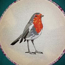 Mi Proyecto del curso: Pintar con hilo: técnicas de ilustración textil. Bordado projeto de daniela.espns - 22.11.2019