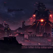 Ciudad Carmesí. Projekt z dziedziny Concept art, Ilustracja c i frowa użytkownika Gerardo Pantoja López - 23.11.2019