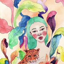 Mi Proyecto del curso: Animalario botánico: acuarela, tinta y grafito. Pencil Drawing, Traditional illustration, and Watercolor Painting project by Vrigit Smith - 11.24.2019