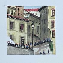 Mi Proyecto del curso: Paisajes urbanos en acuarela. Desenho artístico projeto de Joaquín Rubiera - 17.03.2020