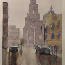 Mi Proyecto del curso: Paisajes urbanos en acuarela. Projekt z dziedziny Malowanie akwarelą użytkownika Emilio Castelló Ambou - 26.11.2019