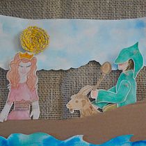 Mi Proyecto del curso: Introducción a la ilustración infantil - Chapeuzinho Esfarrapado. Traditional illustration project by geicepn - 12.16.2019