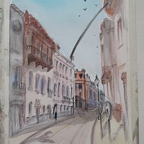 Mi Proyecto del curso: Paisajes urbanos en acuarela. Projekt z dziedziny Malowanie akwarelą użytkownika Jose Schaff - 04.12.2019