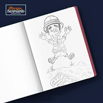 Рersonajes estilo cartoon: Arqueólogo. Character Design, and Traditional illustration project by Marian Sarmiento Núñez - 12.05.2019