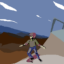 Skater. Un progetto di Pixel art di monteiroquiet - 02.12.2019