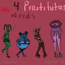 Mi Proyecto del curso: LAS 4 PROSTITUTAS NERDS. Traditional illustration project by Alejandra Barragán - 12.03.2019