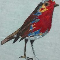Mi Proyecto del curso: Pintar con hilo: técnicas de ilustración textil. Arte urbana projeto de mc75fassi - 12.01.2020