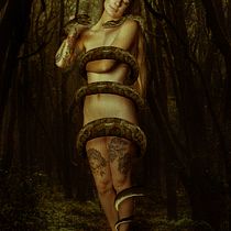 Mi Proyecto del curso: Retrato fotográfico pictórico "Lilith - John collier (1887). Un projet de Photographie, Photographie artistique, Photographie de portrait , et Photographie numérique de laura Sánchez García - 05.12.2019