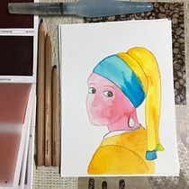 My project in Illustration Techniques to Unlock your Creativity course. Traditional illustration project by Chiara Borsari - 12.06.2019