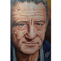 Mi Proyecto del curso:  Retrato realista con lápices de colores. Portrait Drawing project by jcast.studio - 12.07.2019