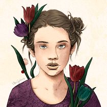Mi Proyecto del curso: Técnicas de ilustración con acuarela digital. Projekt z dziedziny  R, sunek, Portret, Trad, c, jna ilustracja, Ilustracja c i frowa użytkownika Verónica Gallardo - 08.12.2019