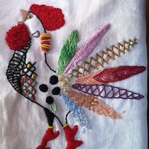Mi Proyecto del curso: Técnicas de bordado: ilustrando con hilo y aguja. Embroider project by Tatiana Urrea - 12.09.2019