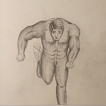 Mi Proyecto del curso: Ilustración para cómics: anatomía de un superhéroe. Comic, Criatividade, Desenho, Desenho a lápis, Design de jogos, e Design de personagens projeto de Erick Prieto - 12.12.2019