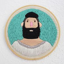 Mi Proyecto del curso: Bordado creativo personaje. Un projet de Broderie de Valeria Couble Juillet - 13.09.2019