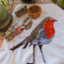 Mi Proyecto del curso: Pintar con hilo: técnicas de ilustración textil. Embroider project by Rosa Maria Torres Hernández - 10.09.2020